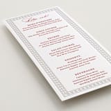 "simply happy" - Letterpress Menus in Ruby by Deborah Chou - Detail