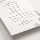 "Beauty of Nature" - Letterpress Menus in Moss by Oscar and Emma - Karly Depew - Detail
