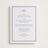 "Starboard" - Letterpress Menus in Lapis by Pixel and Hank - Front
