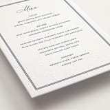"Starboard" - Letterpress Menus in Lapis by Pixel and Hank - Detail