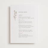 "kouignette" - Letterpress Menus in Coffee by chocomocacino - Front