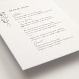 "kouignette" - Letterpress Menus in Coffee by chocomocacino - Detail
