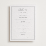 "Monogrammed eternity" - Letterpress Menus in Monogrammed Eternity by Creo Study - Front