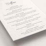 "Empire" - Letterpress Menus in Aegean by Jennifer Postorino - Detail