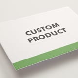 "Portrait" - Letterpress Menus in Pear | Soft Black | Blind Deboss by Minted - Detail