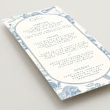"Coastal Toile" - Menus in Sea by Jenna Holcomb - Detail