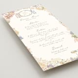 "Charlotte" - Menus in Petal by Jenna Holcomb - Detail