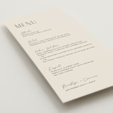 "Arabilla Overlap" - Menus in Linen by Kelly Schmidt - Detail