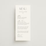 "Contemporary" - Menus in Cotton by Vanessa Doyle - Front