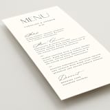 "Contemporary" - Menus in Cotton by Vanessa Doyle - Detail