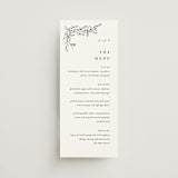 "Floral Cascade" - Menus in Alpine by Pixel and Hank - Front