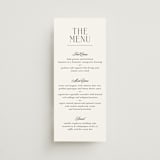 "Grand Scale" - Menus in Caviar by Olivia Raufman - Front