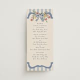 "A wedding in Low Country" - Menus in Cornflower by Chris Griffith - Front