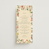 "all the flowers of the world" - Menus in Garden by Sumak Studio - Front