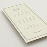 "Framed Floral" - Menus in Mustard by Baumbirdy - Detail