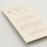 "floral stamp" - Menus in Ivory by Baumbirdy - Detail