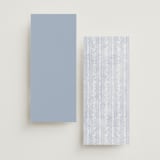 "Vintage Sketched" - Menus in Wisteria by Jenna Holcomb - Back of Card Options