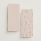 "Arch Monogram" - Menus in Dusty Rose by Kelly Schmidt - Back of Card Options