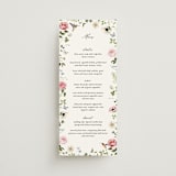 "Ornate" - Menus in Peony by Sarah Knight - Front