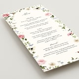 "Ornate" - Menus in Peony by Sarah Knight - Detail