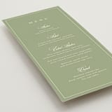 "Greenwood" - Menus in Garden by Kelly Schmidt - Detail