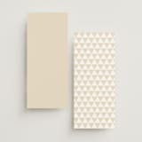 "Whimsy" - Menus in Latte by Cara Scott - Back of Card Options