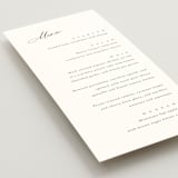"Whimsy" - Menus in Latte by Cara Scott - Detail