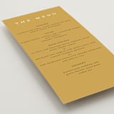 "Silhouette" - Menus in Sunrise by Lindsay Megahed - Detail
