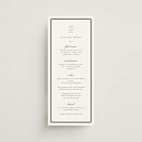 "Stripe Bevel" - Menus in Salt by Amy Kross - Front