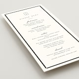 "Stripe Bevel" - Menus in Salt by Amy Kross - Detail