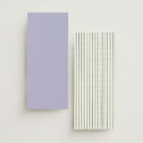 "Forget Me Nots" - Menus in Violet by Jenna Holcomb - Back of Card Options