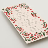 "Cherry Tomatoes" - Menus in Tomato by Katharine Watson - Detail