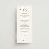 "Embellished Note" - Menus in Tuxedo by tuldok - Front