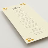 "Vintage Wildflowers" - Menus in Yolk by Morgan Kendall - Detail