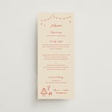 "Party On!" - Menus in Sangria Spark by Zove Ahhh - Front