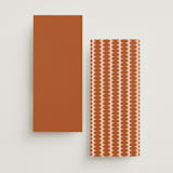 "Typographical Poster" - Menus in Blush by Stacey Day - Back of Card Options