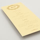 "Vintage Label" - Menus in Butter by Nazia Hyder - Detail