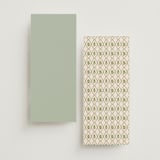 "Scripted" - Menus in Emerald by Creo Study - Back of Card Options