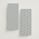 "Sophistique" - Menus in Linen by Cindy Reynolds - Back of Card Options