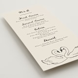 "simple monogram" - Menus in Lace by Cass Loh - Detail