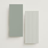 "signature monogram" - Menus in Sage by Sara Hicks Malone - Back of Card Options