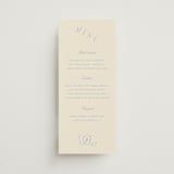 "Luxe" - Menus in Ocean by Baumbirdy - Front