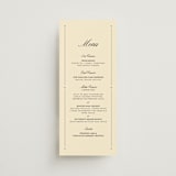 "Elegant and Formal" - Menus in Sunshine by Jen Ramsey - Front