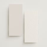 "Editorial" - Menus in Paper by Bethan - Back of Card Options