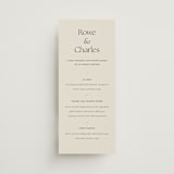 "monogram edit" - Menus in Sandstone by Sara Hicks Malone - Front