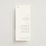 "Tuscany" - Menus in Ink by Blustery August - Front