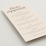 "Ayumi" - Menus in Ivory by Melanie Kosuge - Detail