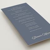 "Ritzy" - Menus in French Blue by Nicoletta Savod - Detail