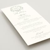 "Eternal Grace" - Menus in Leaf by Sherley Ferreira - Detail