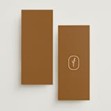 "Classic and Floral" - Menus in Bark by Jen Ramsey - Back of Card Options